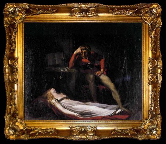 framed  Johann Heinrich Fuseli Ezzelin and Meduna, ta009-2